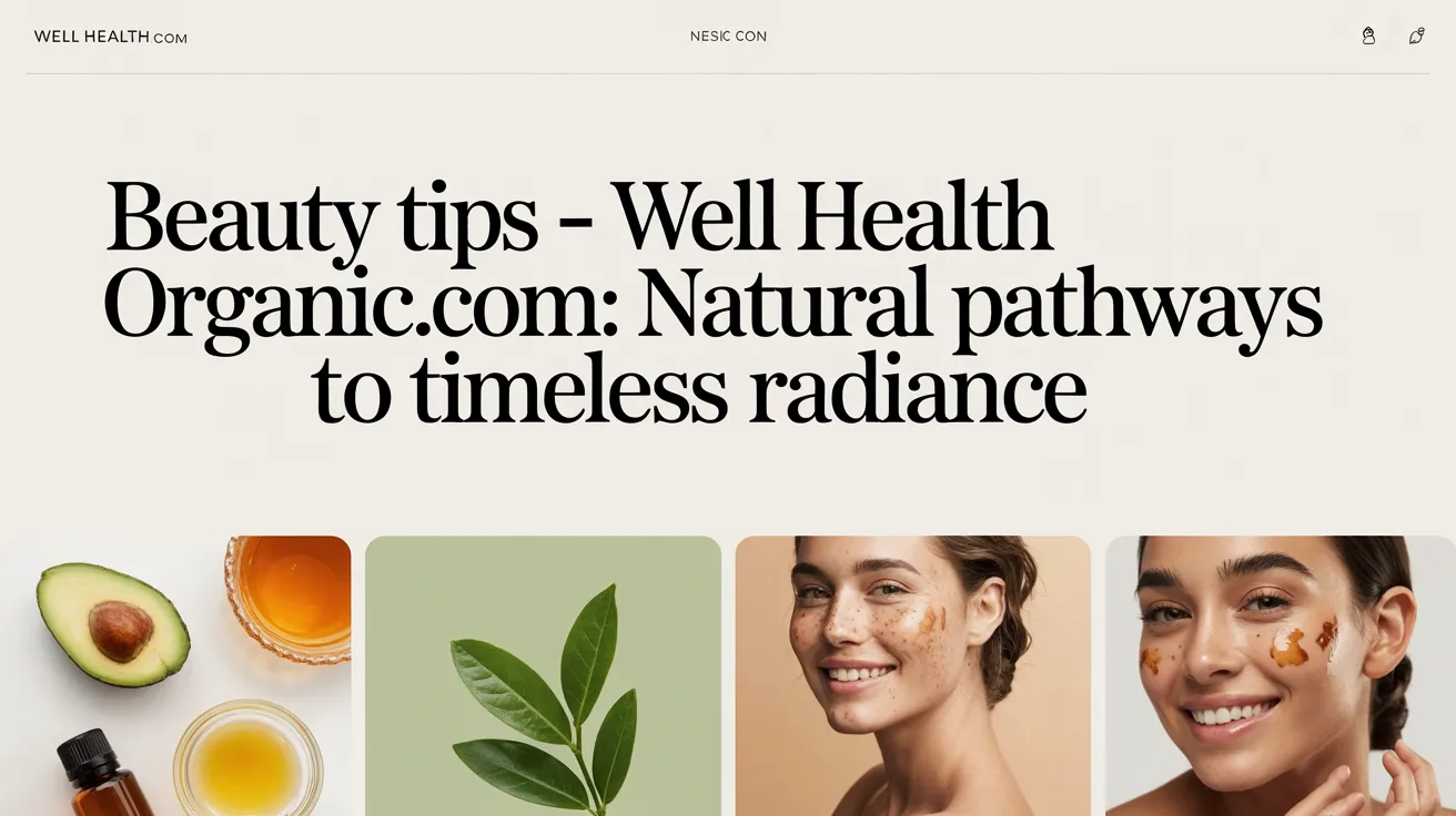 beauty tips - well health organic.com